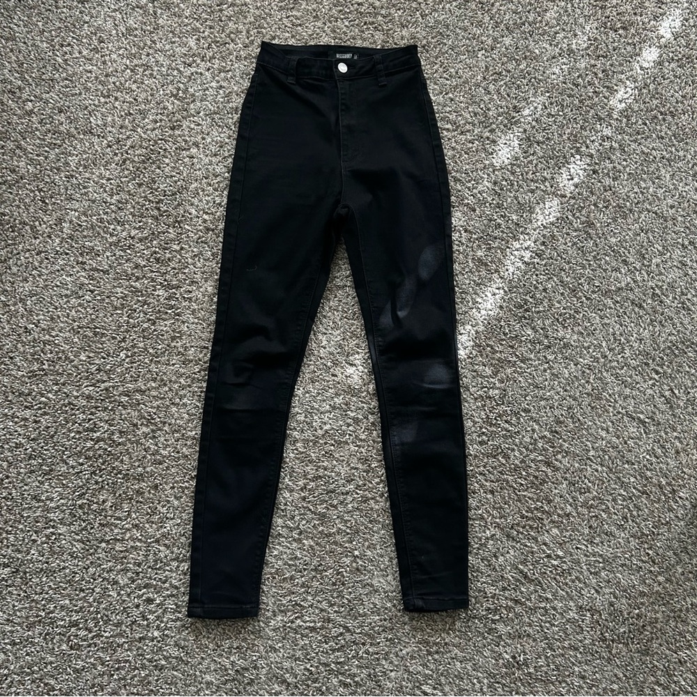 Missguided Petite Black Jeggings
